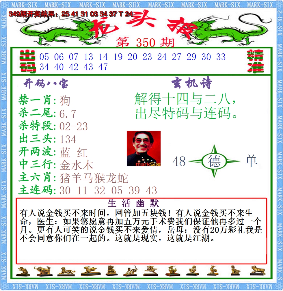2024350期澳门龙头报