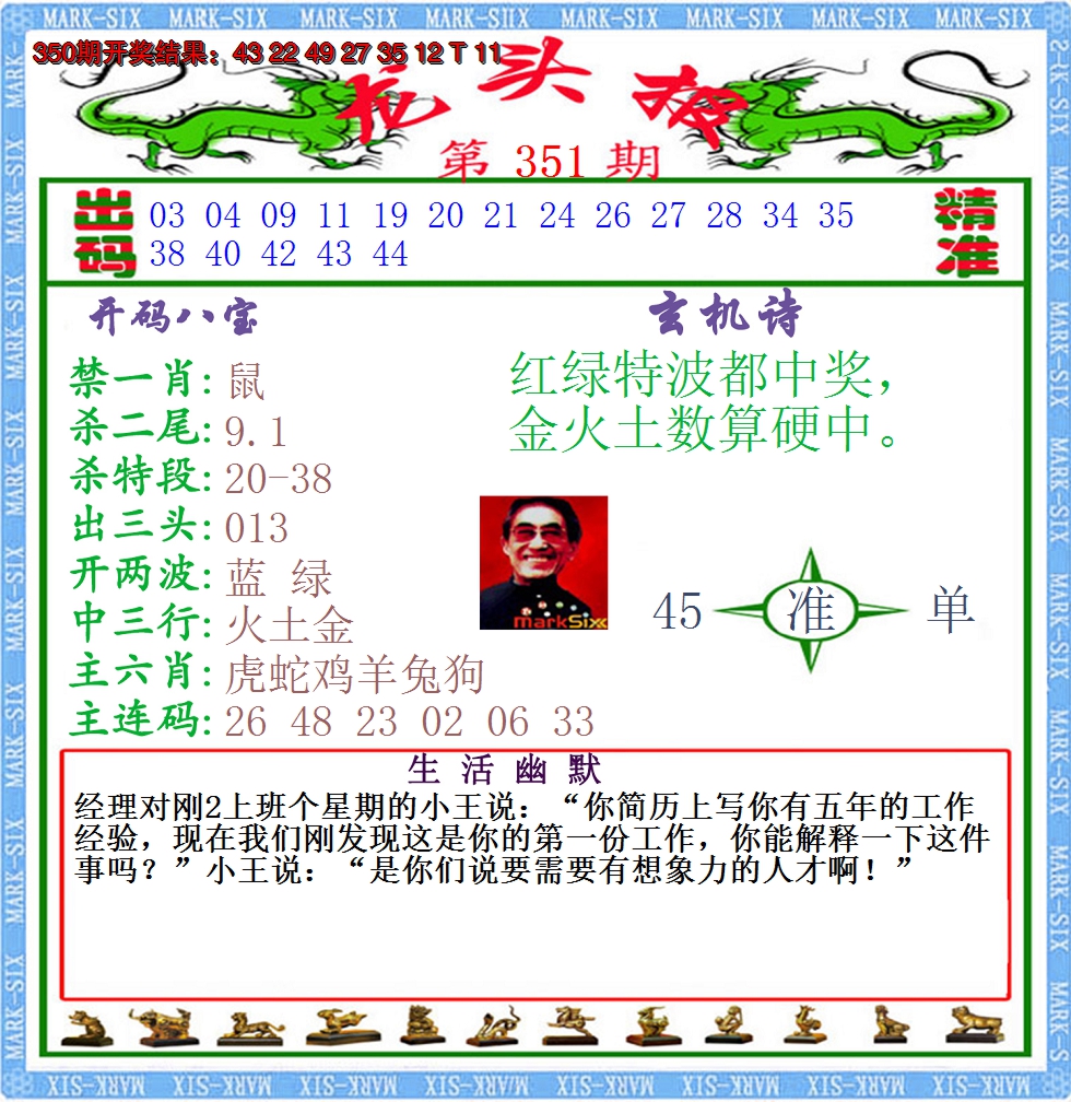 2024351期澳门龙头报