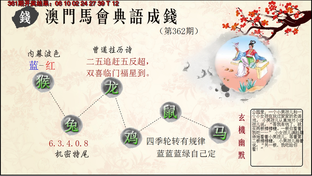 2024362期典语成钱
