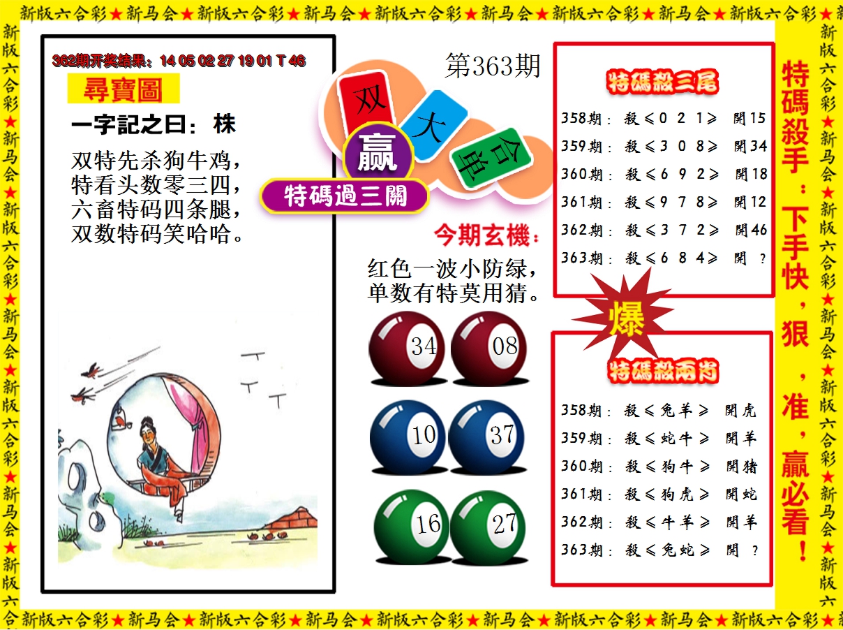 2024363期特码过三关
