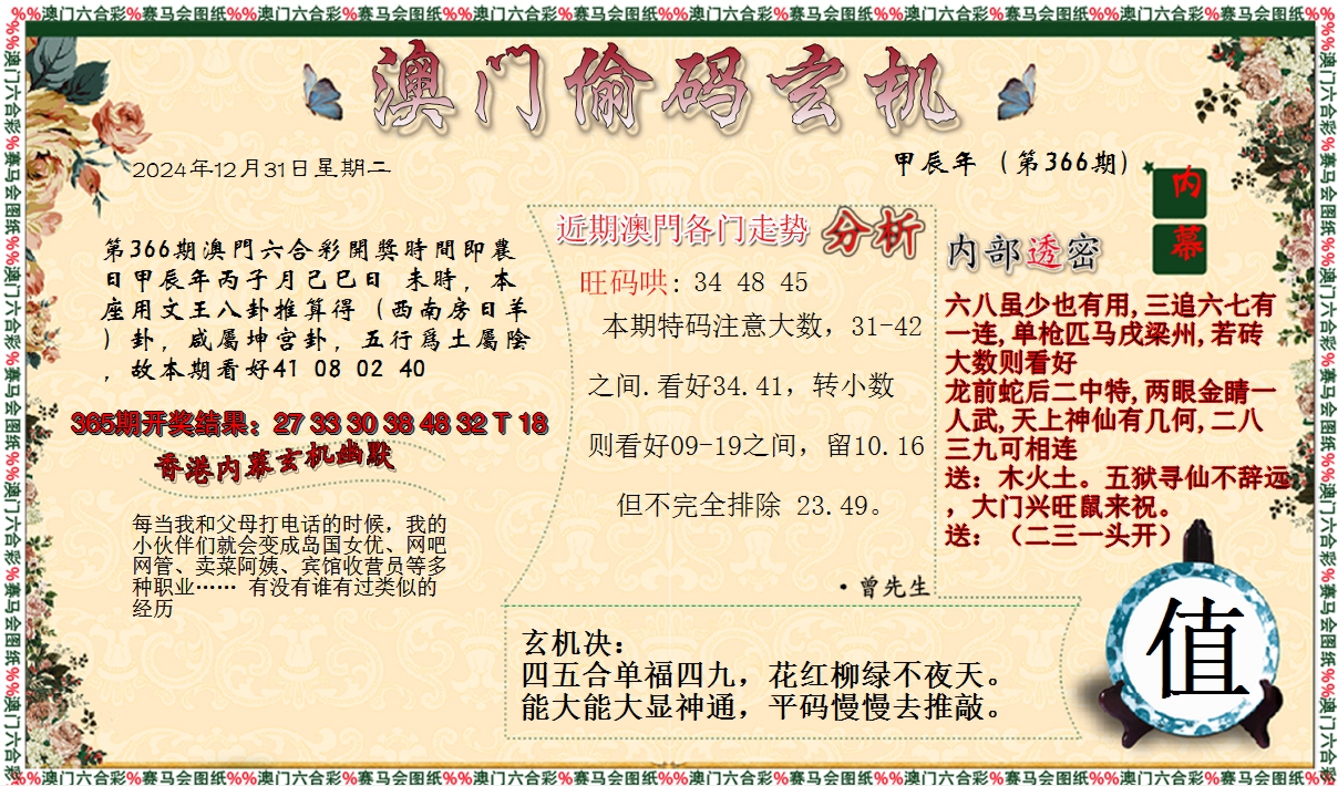 2024366期偷码玄机