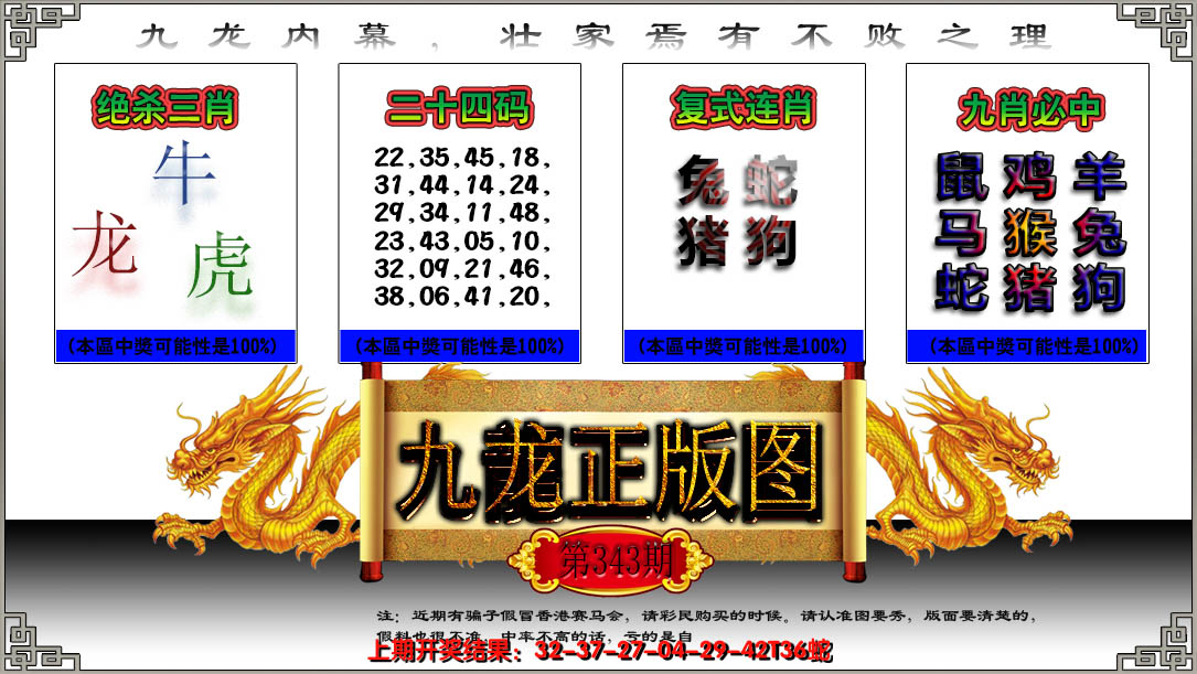 2024343期九龙正版图