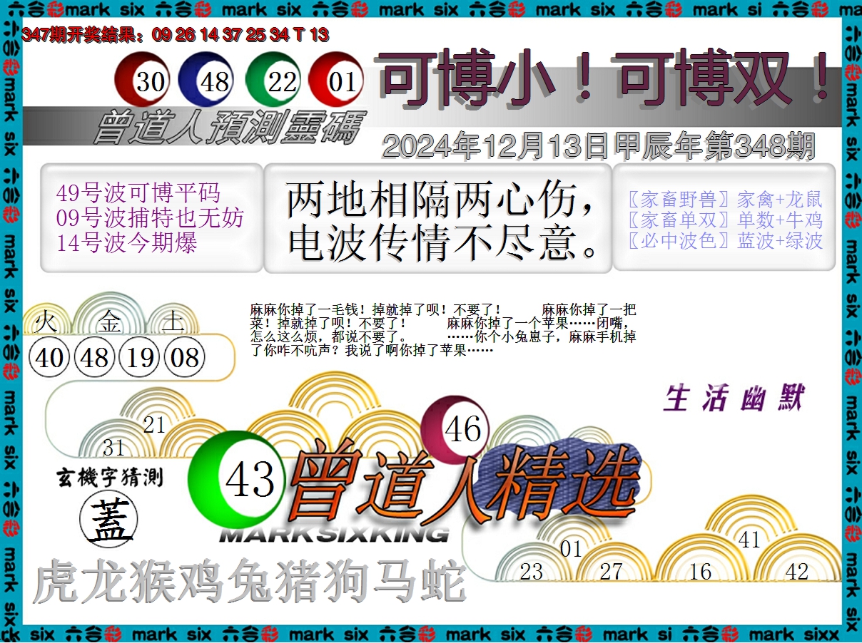 2024348期曾道人精选