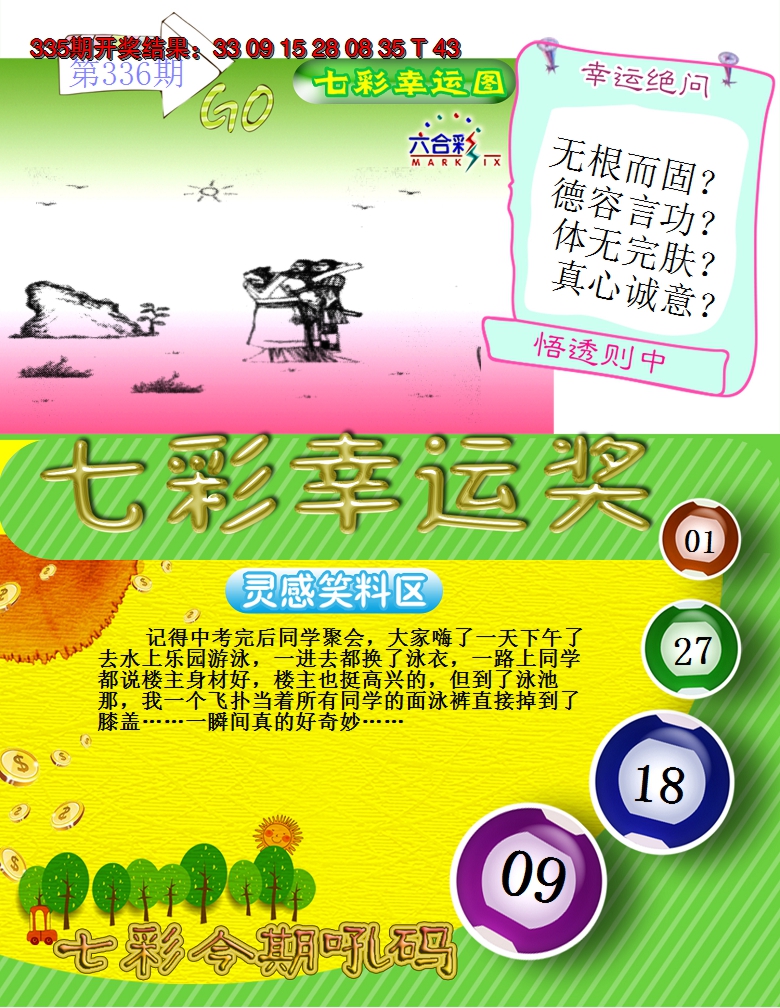 2024336期七彩幸运奖