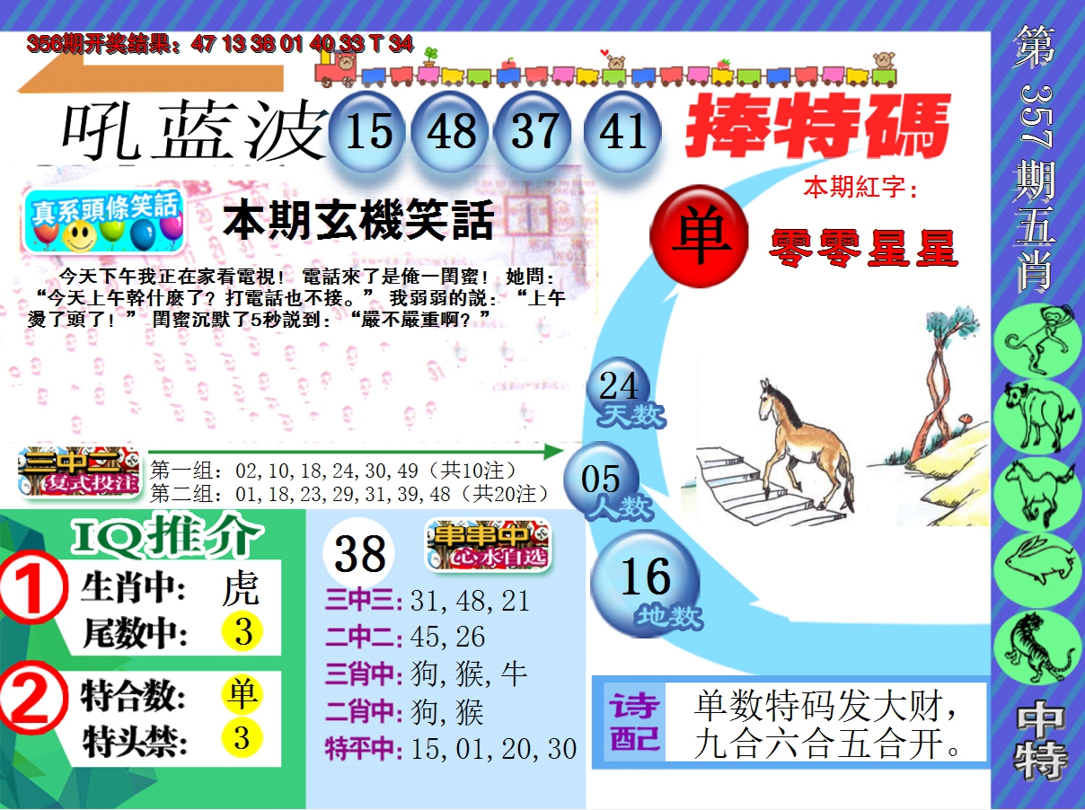 2024357期新特报