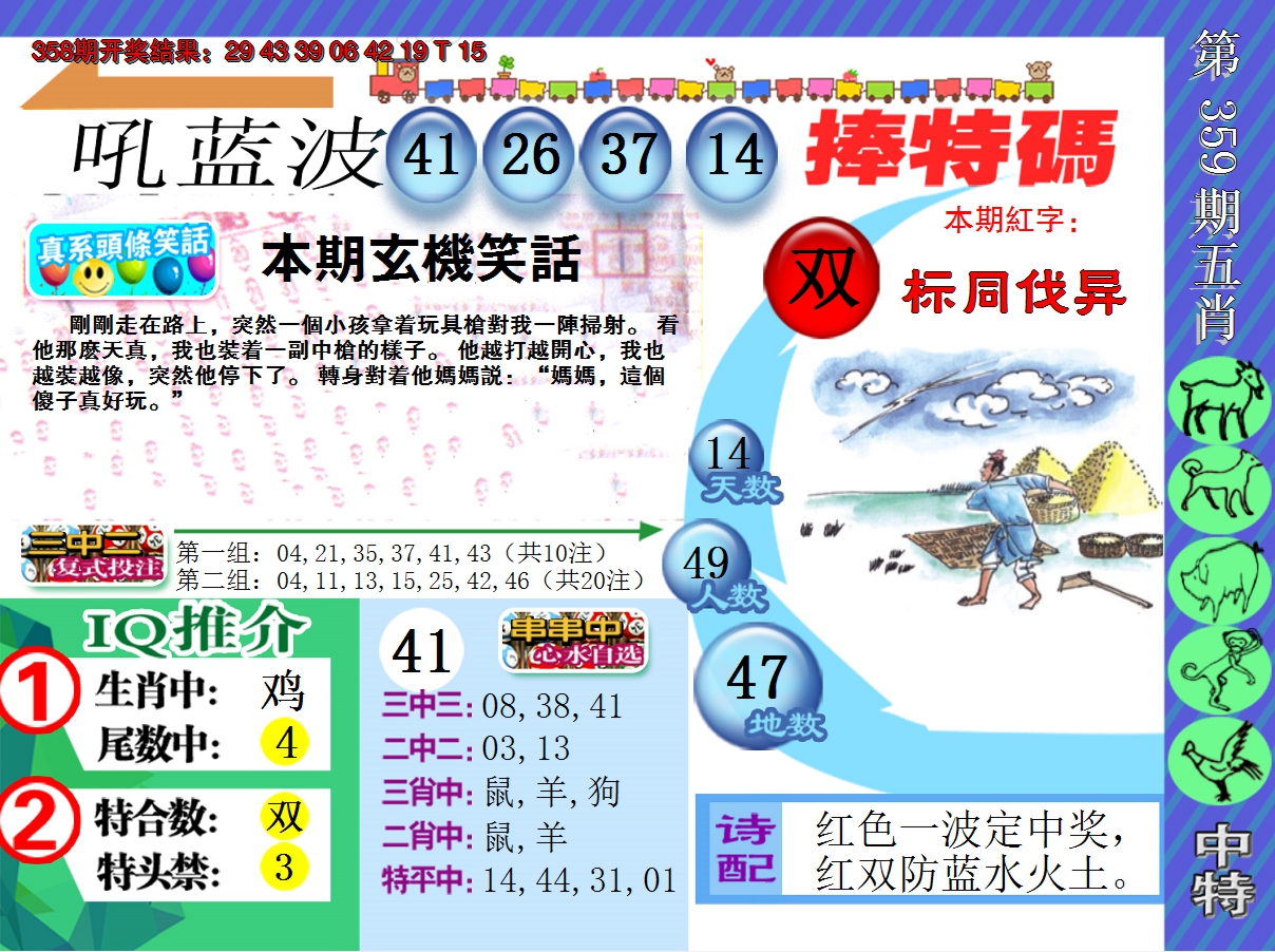 2024359期新特报