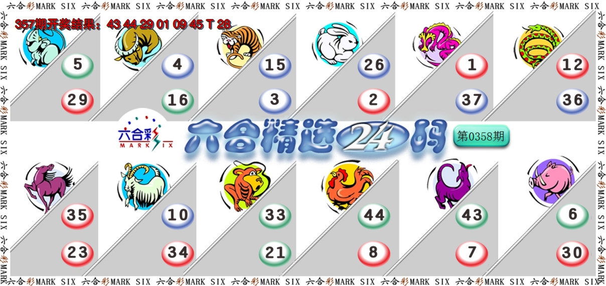 2024358期六合精选24码