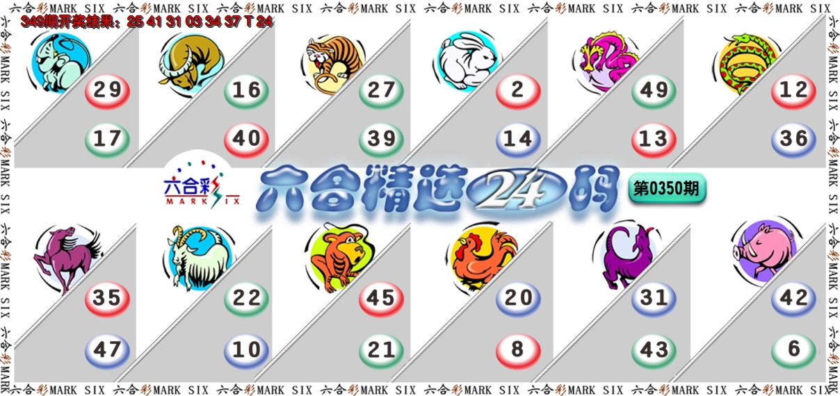 2024350期六合精选24码