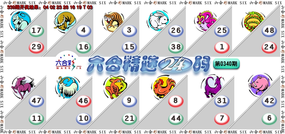 2024340期六合精选24码