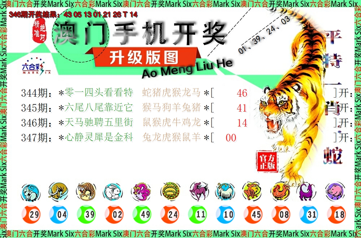 2024347期澳门开奖报