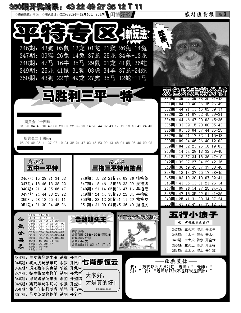 2024351期新粤彩F