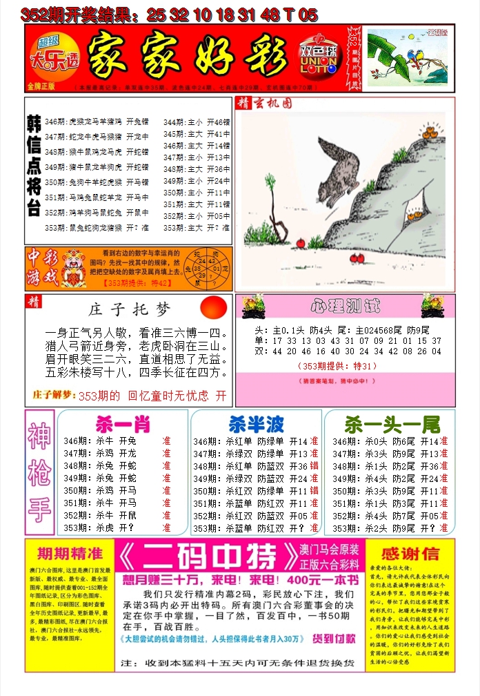 2024353期家家好彩A