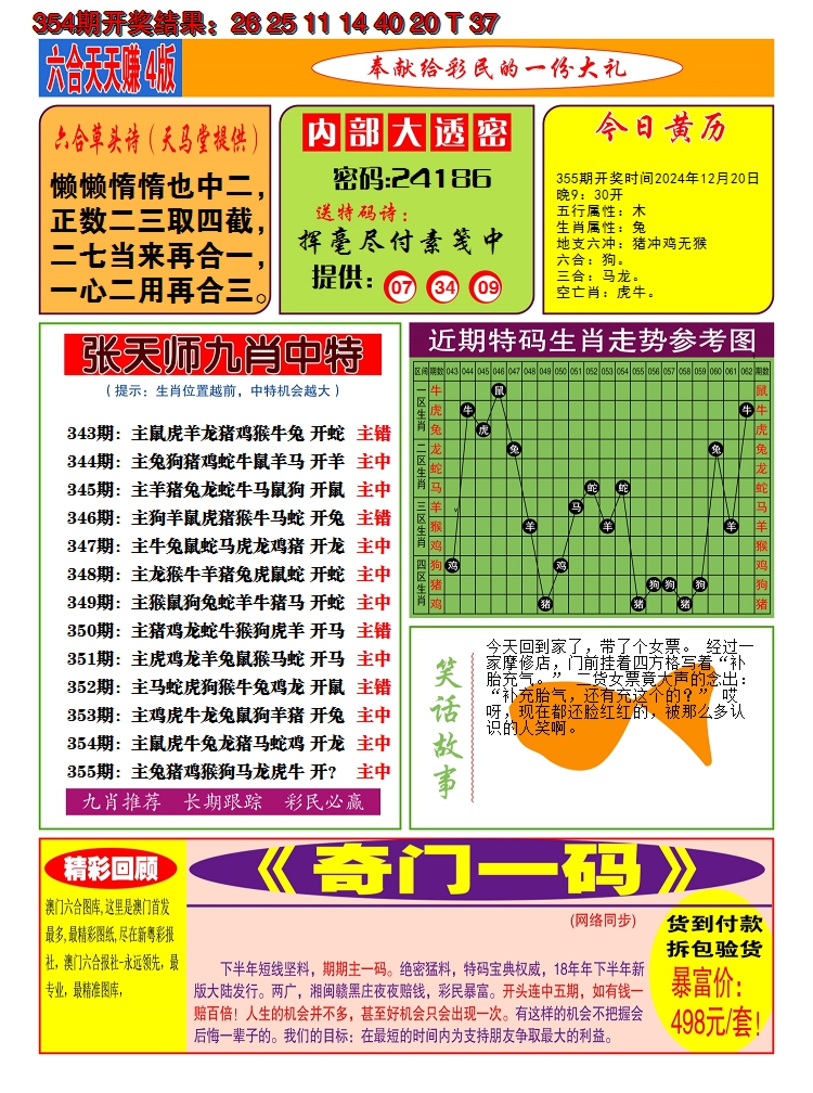 2024355期澳门天天赚C