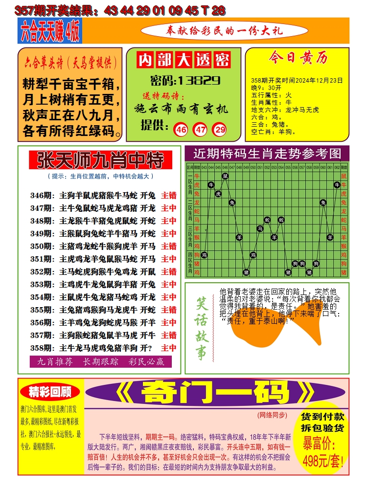 2024358期澳门天天赚C