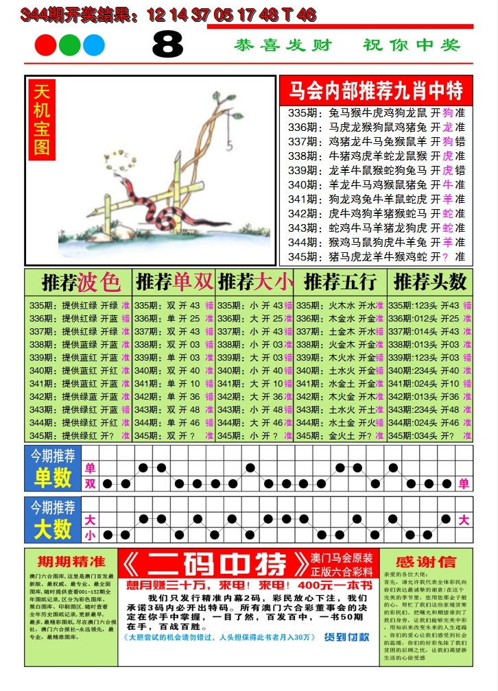 2024345期澳门致富经B
