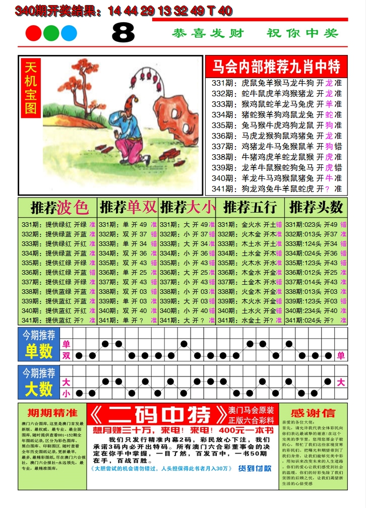 2024341期澳门致富经B