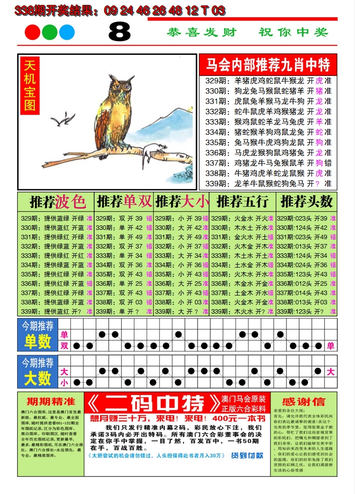 2024339期澳门致富经B