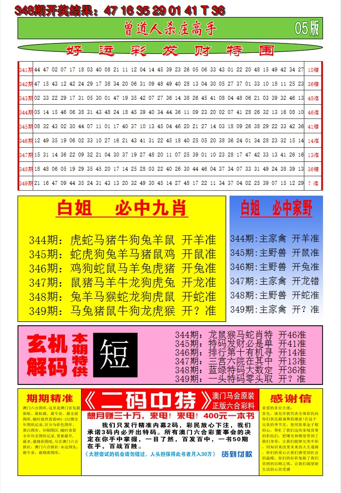 2024349期澳门期期准D