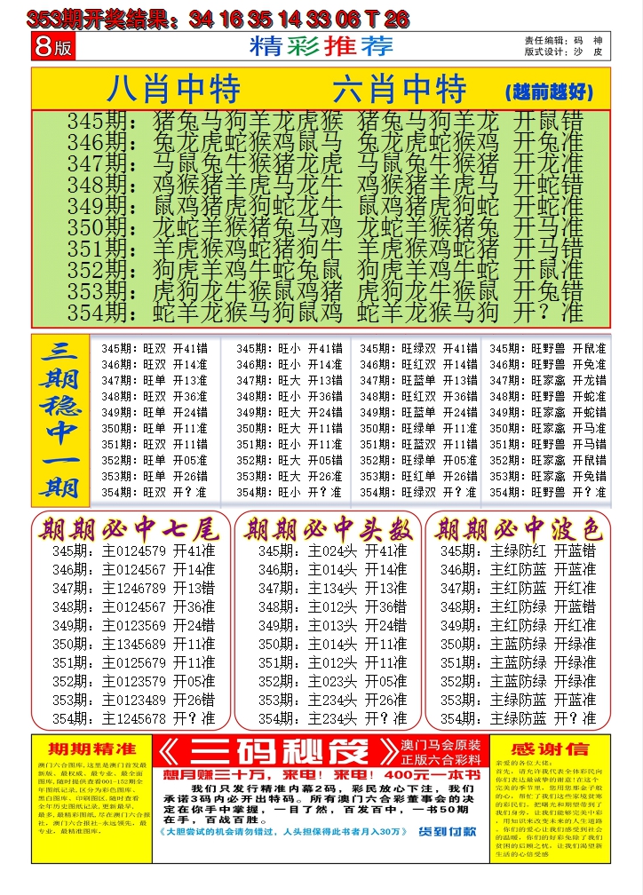 2024354期澳门六合梦C