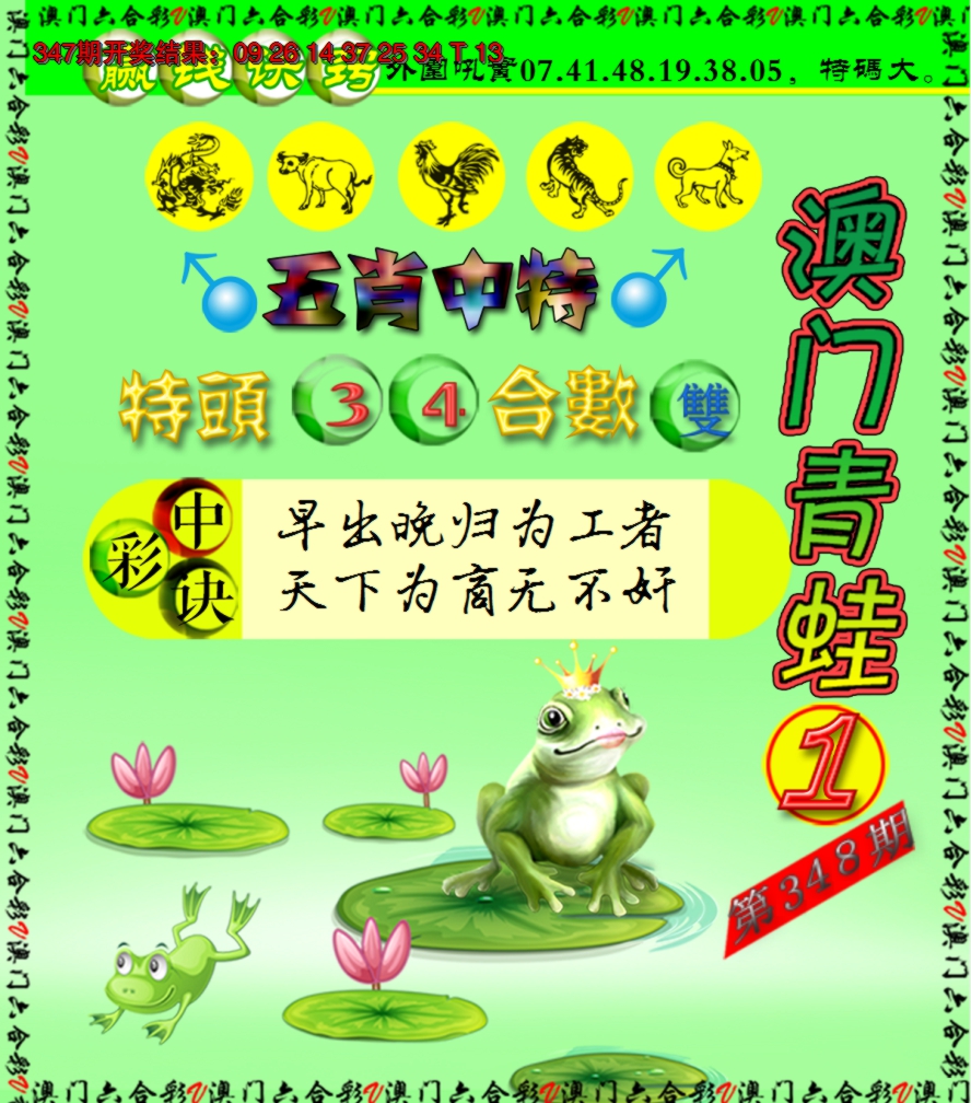 2024348期青蛙系列1