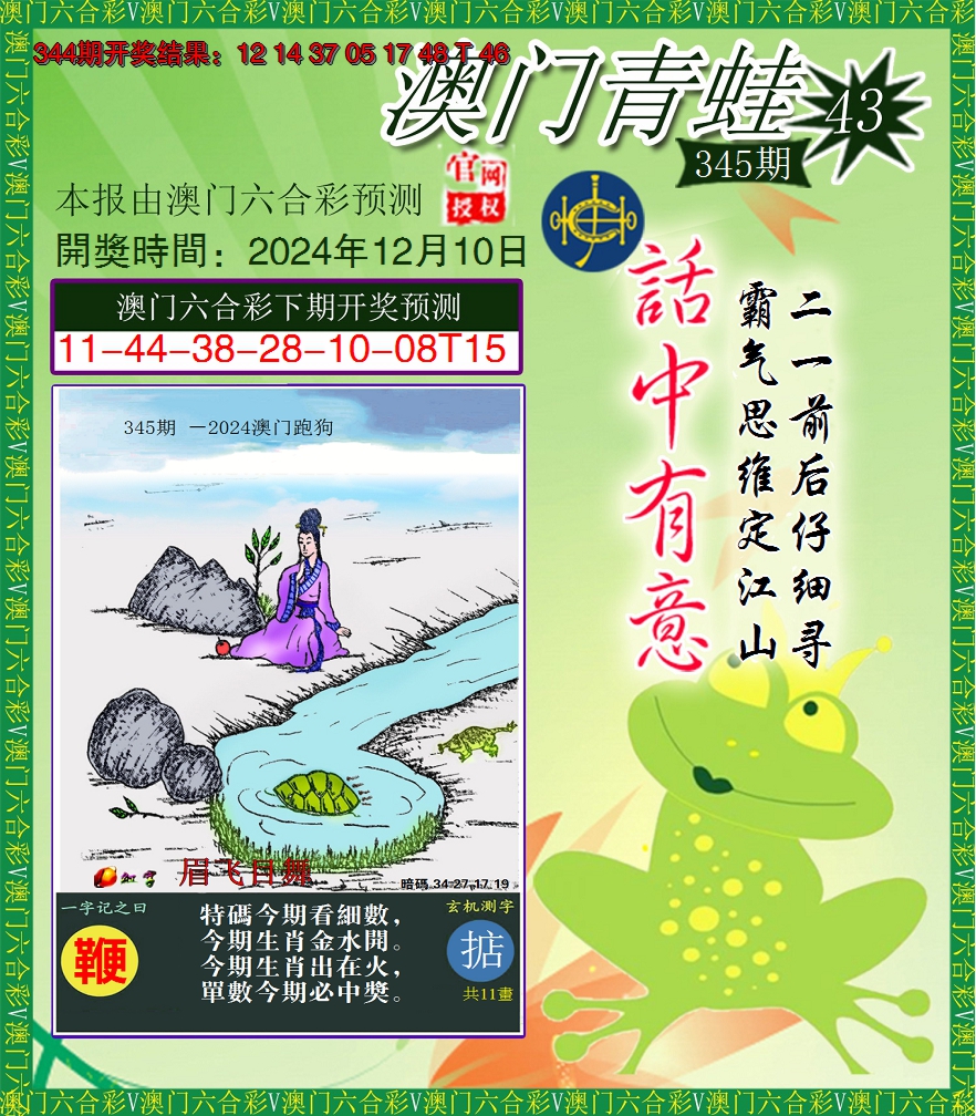 2024345期青蛙系列43