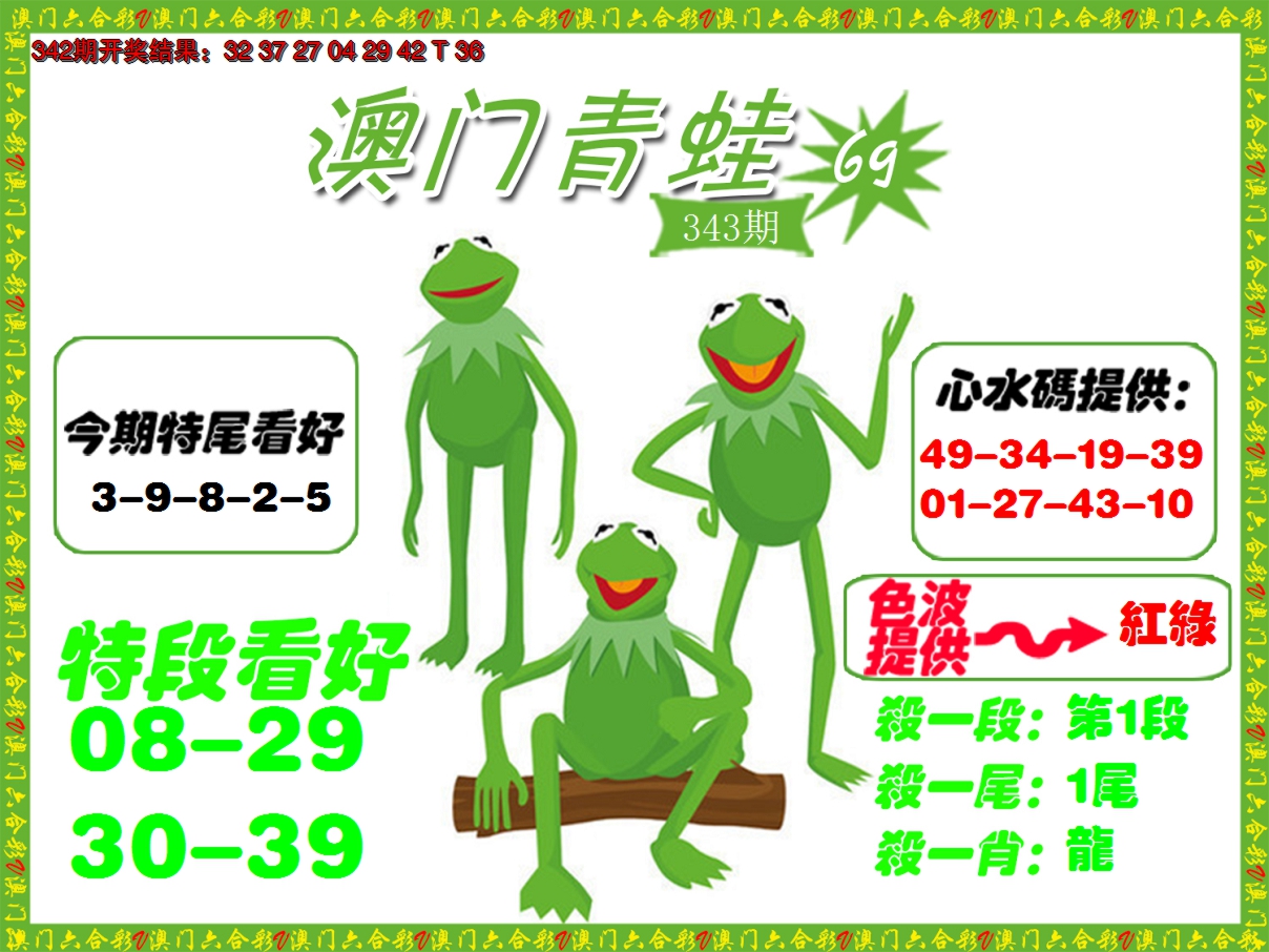 2024343期青蛙系列69