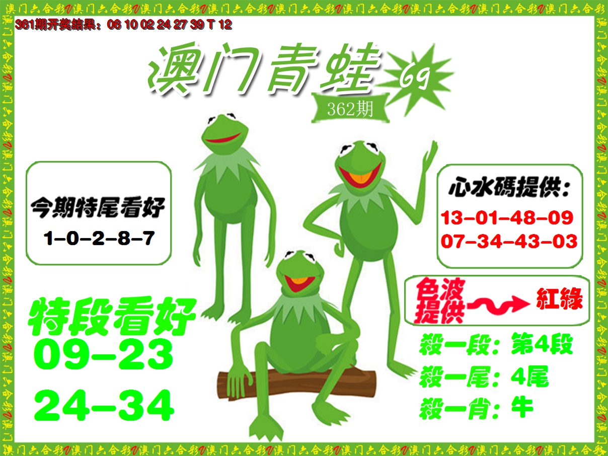 2024362期青蛙系列69