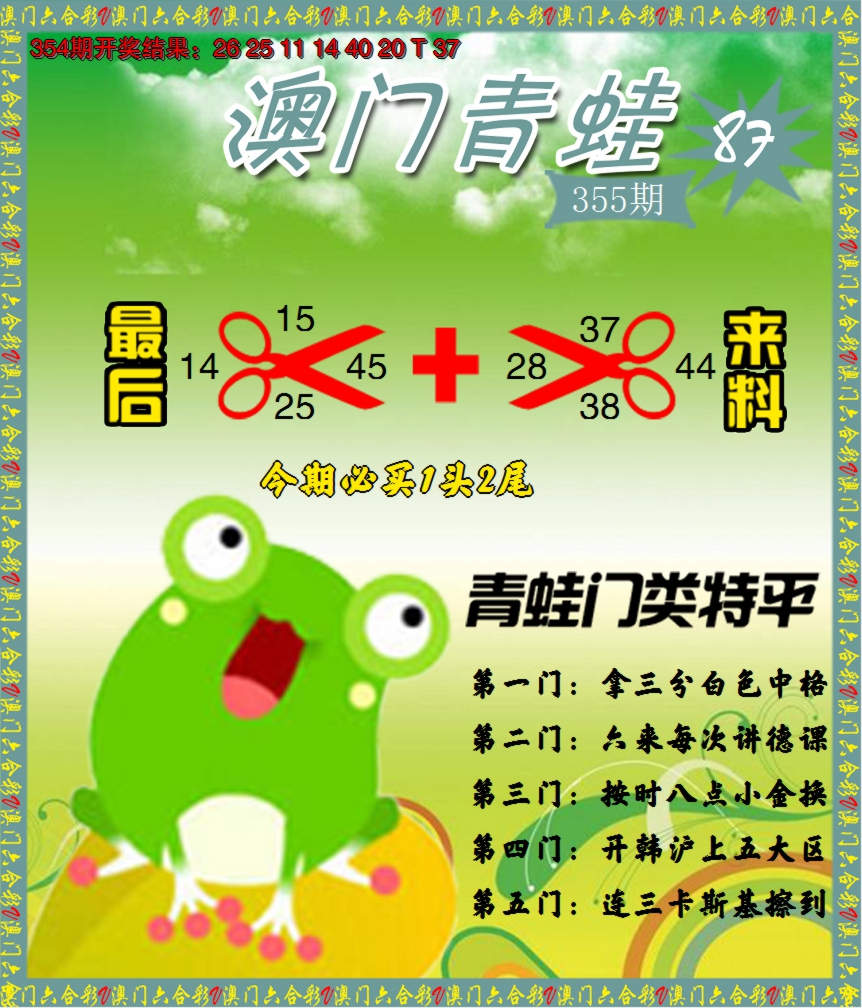 2024355期青蛙系列87