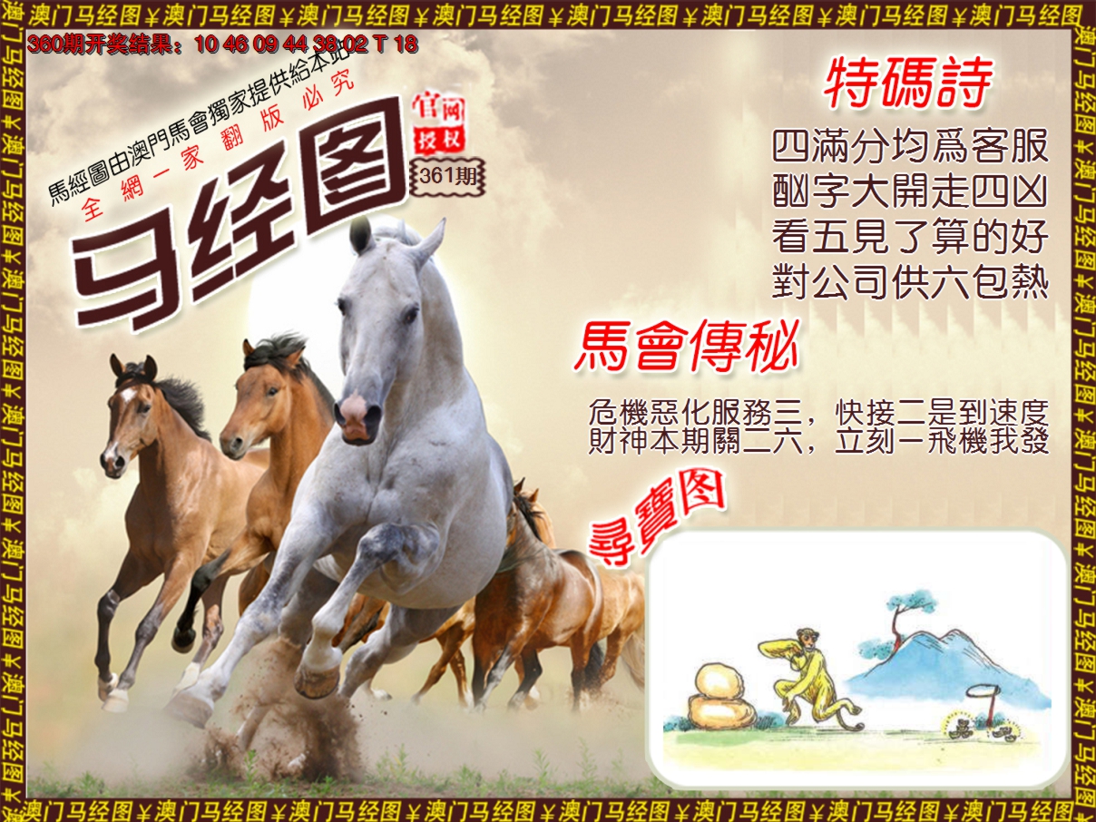 2024361期马经系列1