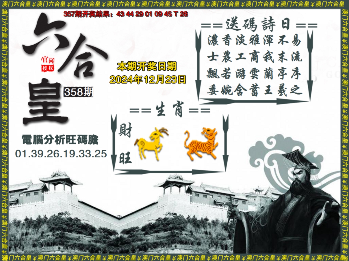 2024358期六合皇系列3