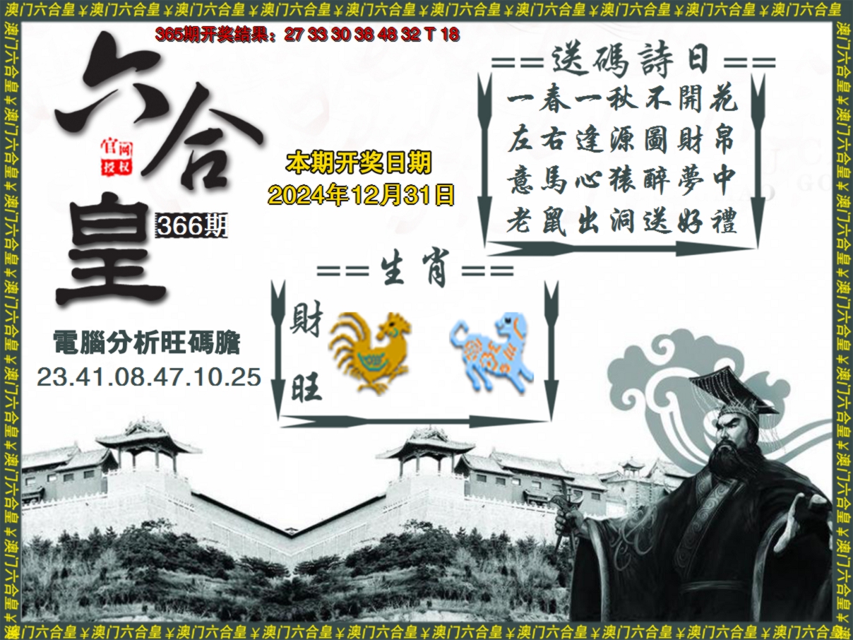 2024366期六合皇系列3