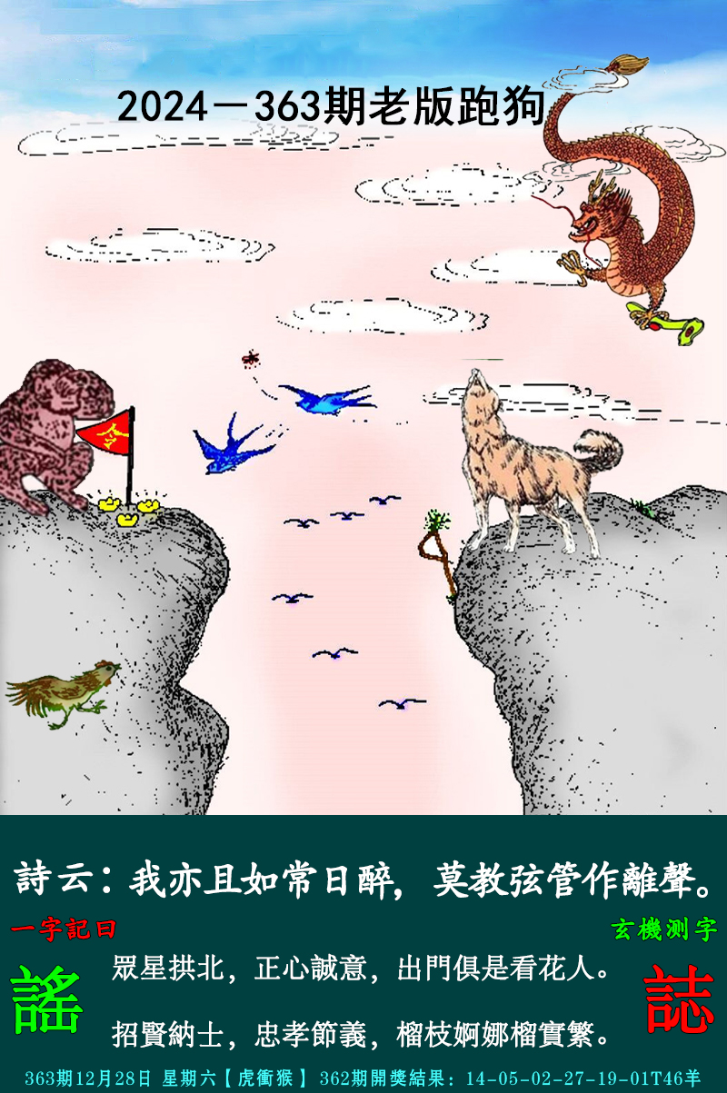 2024363期老跑狗图