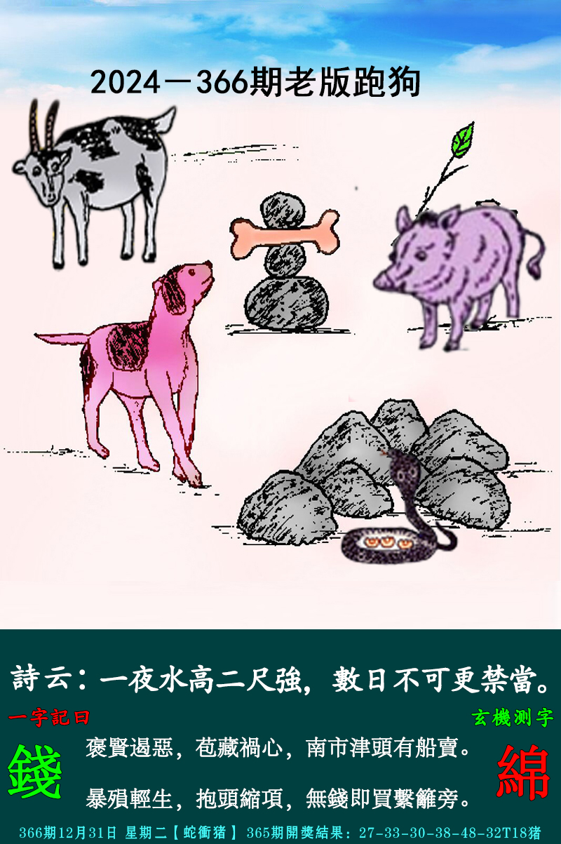 2024366期老跑狗图