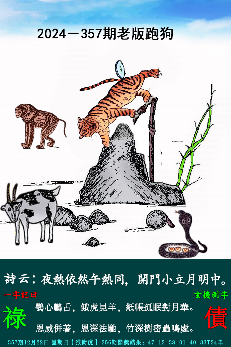 2024357期老跑狗图