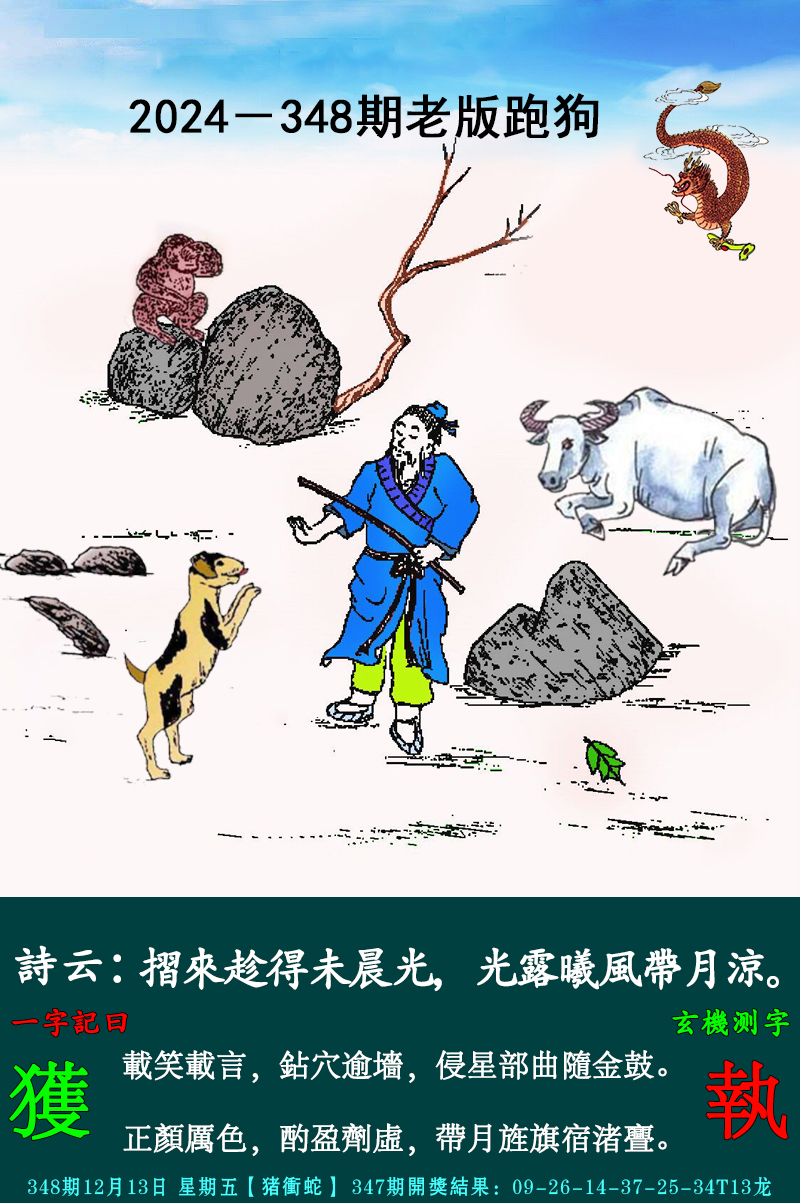 2024348期老跑狗图