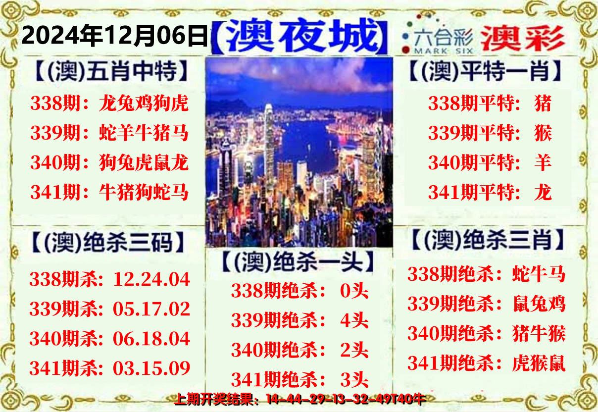 2024341期澳门夜城