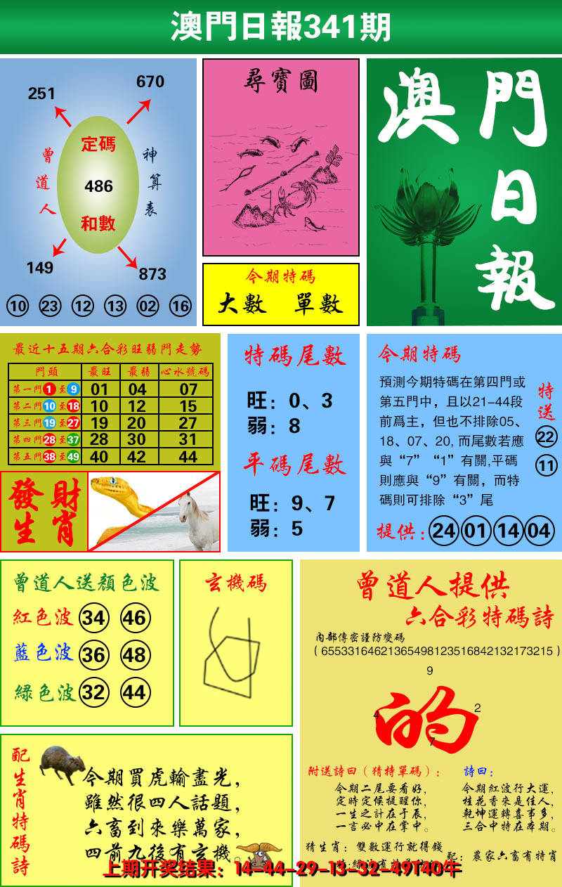 2024341期澳门日报
