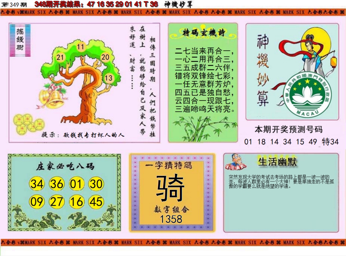 2024349期神机妙算