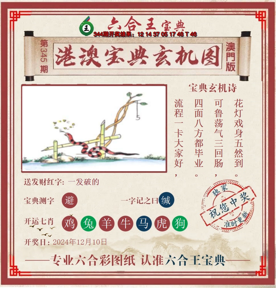2024345期六合王港澳宝典玄机图