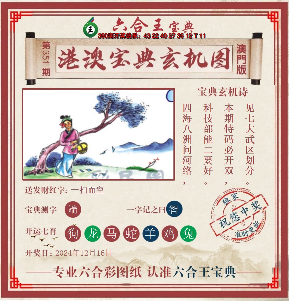 2024351期六合王港澳宝典玄机图