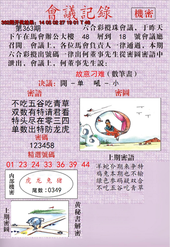 2024363期澳门会议记录