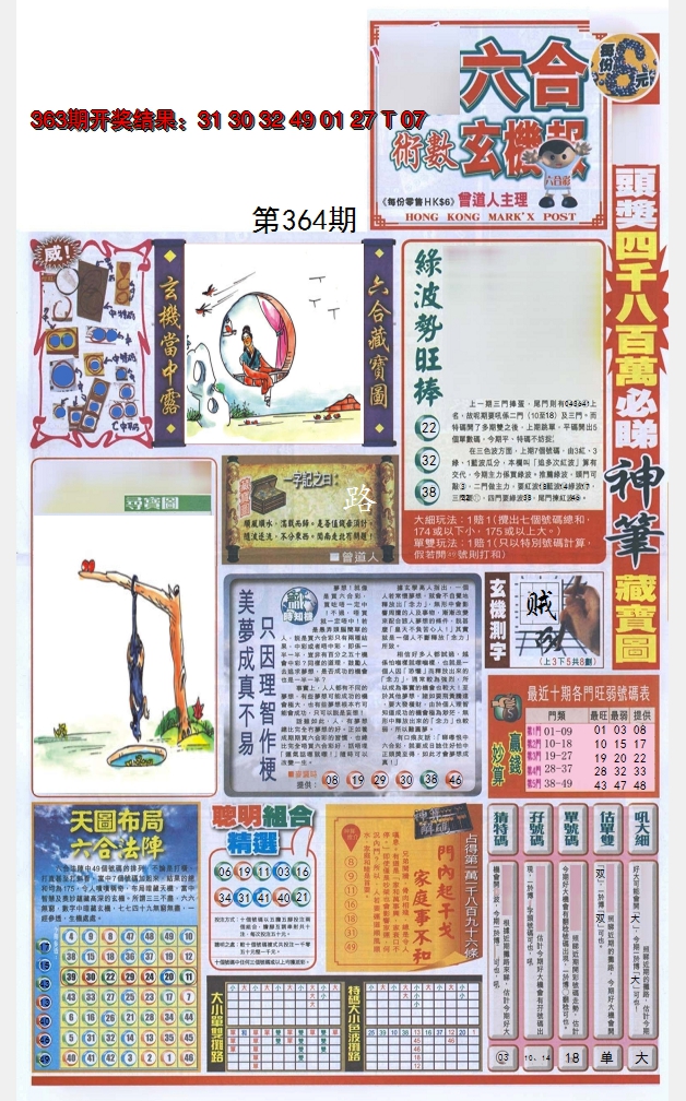 2024364期六合玄机报