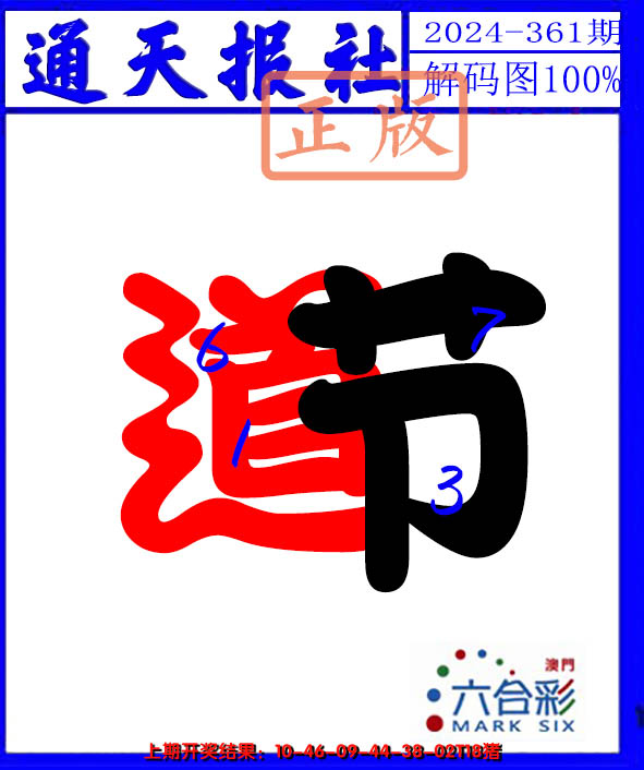 2024361期解码图