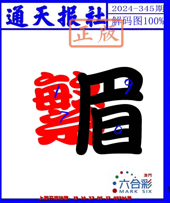 2024345期解码图