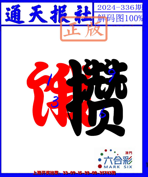 2024336期解码图