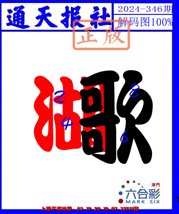 2024346期解码图