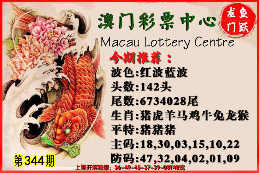 2024344期鱼跃龙门
