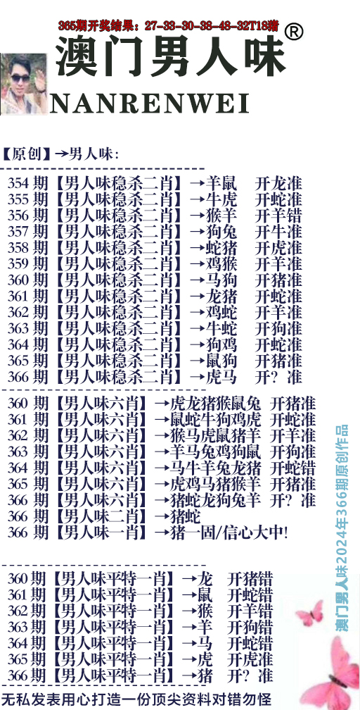 2024366期男人味