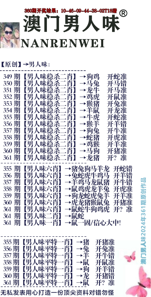 2024361期男人味