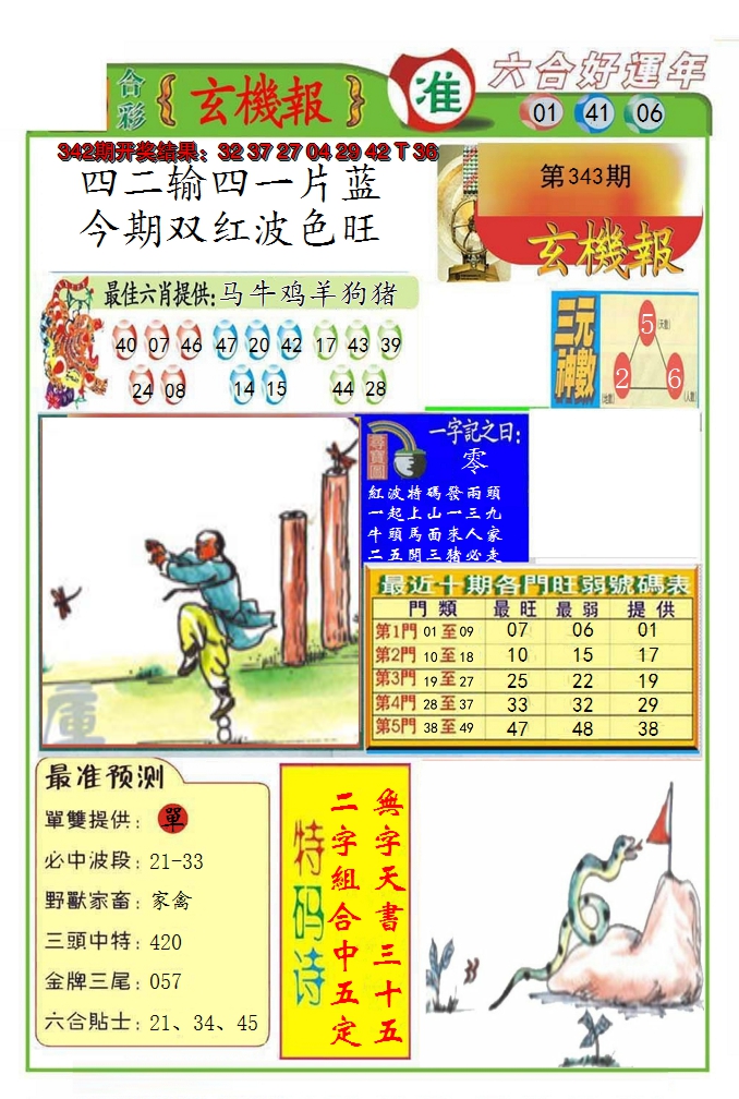 2024343期九龍玄机报(推荐)